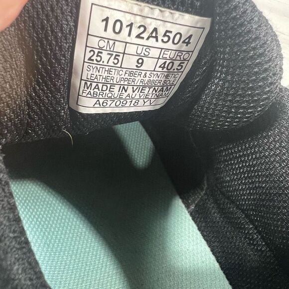 Asics Womens Gel Venture Trail Running Shoes Sneakers Shoes‎ Gray Black Size 9 - Picture 8 of 8